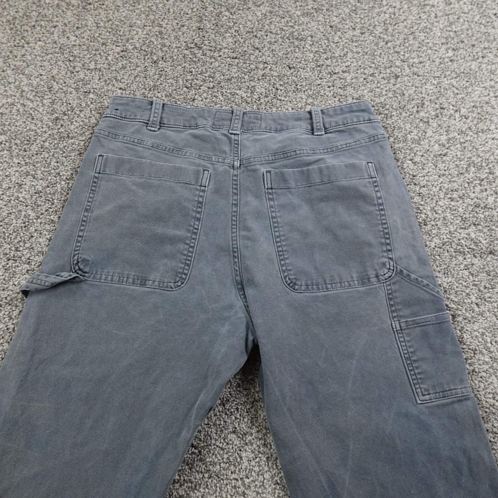 VTG Abercrombie Fitch Jeans Mens 30X32 Blue Gray Carpenter Pants Grunge 90Ss Y2K